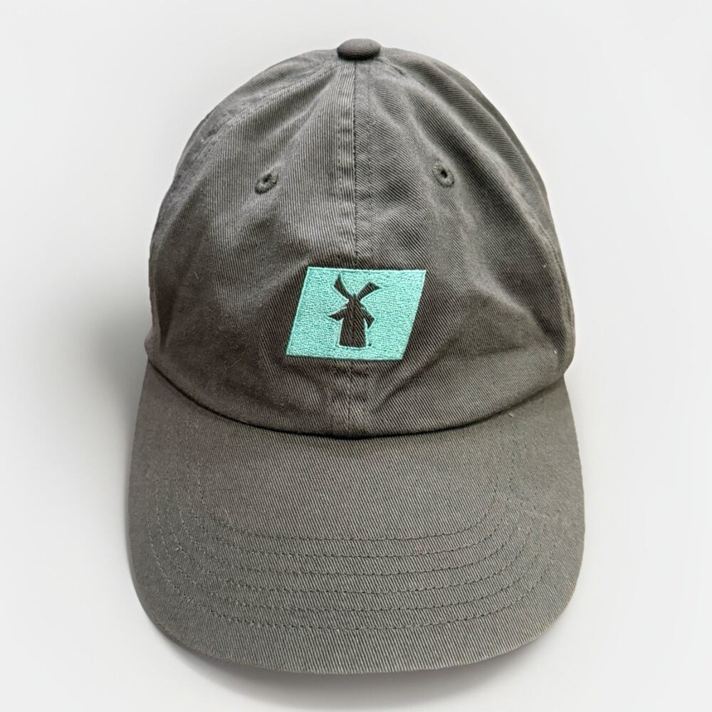 Dutch Bros Coffee Gray Cheers To The Wiseman Windmill Logo Strapback Hat Cap